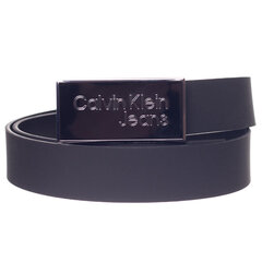 Diržas vyrams Calvin Klein Jeans 49865, juodas kaina ir informacija | Vyriški diržai | pigu.lt