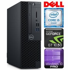 Dell 3060 SFF i5-8500 32GB 1TB SSD M.2 NVME GT1030 2GB DVD WIN10Pro [refurbished] цена и информация | Стационарные компьютеры | pigu.lt