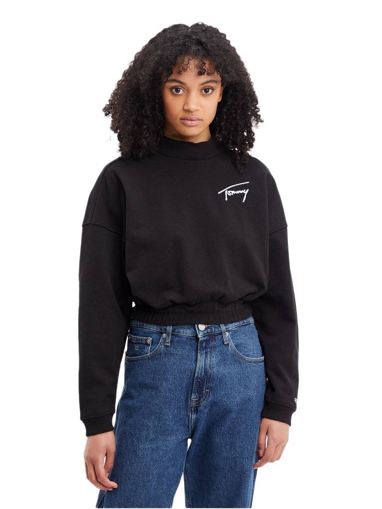 Džemperis moterims Tommy Hilfiger Jeans 51259, juodas kaina ir informacija | Džemperiai moterims | pigu.lt