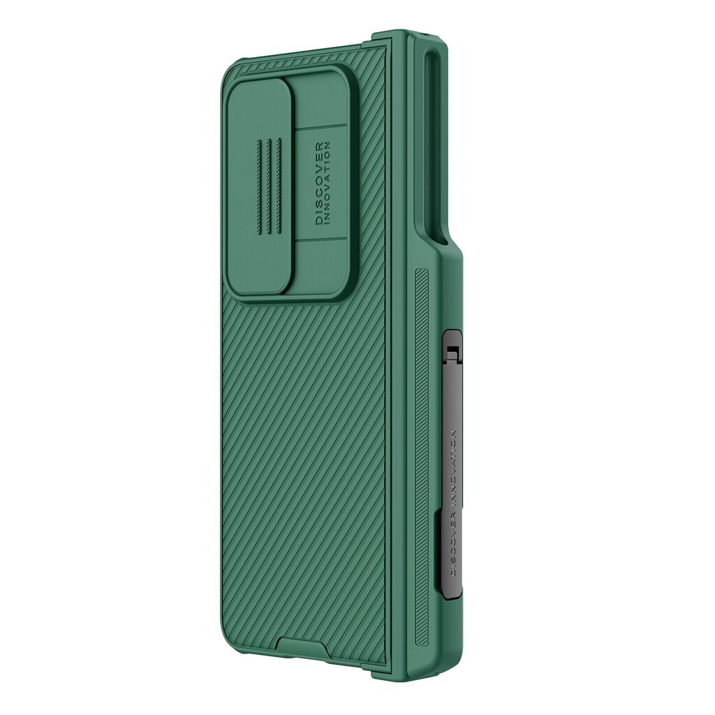 Nillkin CamShield Pro Slot+Stand Samsung Galaxy Z Fold 4 5G Deep Green kaina ir informacija | Telefono dėklai | pigu.lt