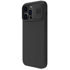 Nillkin CamShield Silicone Case skirtas Apple iPhone 14 Pro Max, juodas kaina ir informacija | Telefono dėklai | pigu.lt