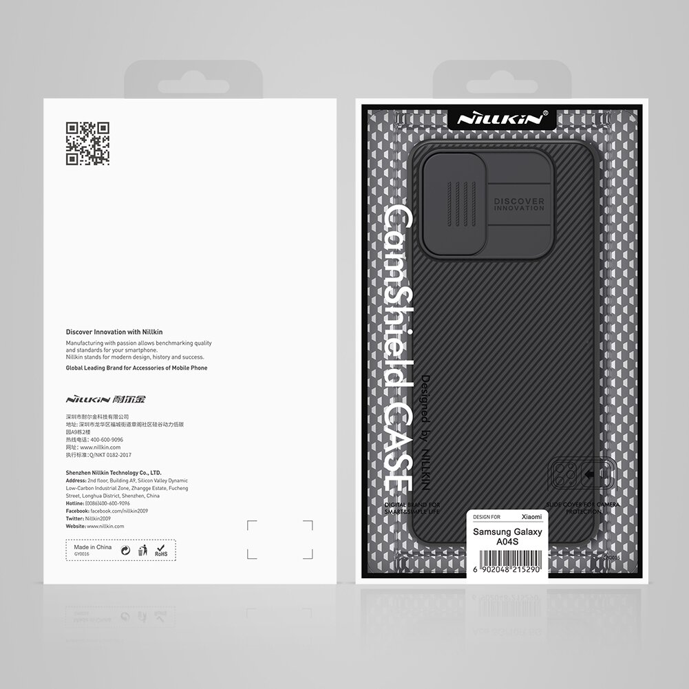 Nillkin CamShield Samsung Galaxy A04S Black kaina ir informacija | Telefono dėklai | pigu.lt