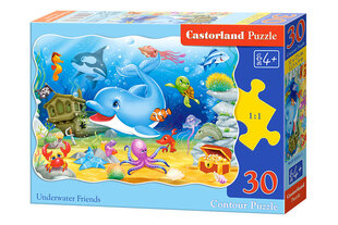 Пазл Castorland Underwater Friends, 30 деталей цена и информация | Пазлы | pigu.lt