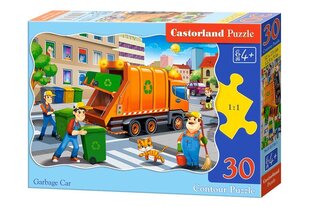 Пазл Castorland Garbage Car, 30 деталей цена и информация | Пазлы | pigu.lt