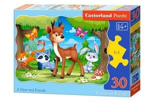 Dėlionė Castorland A Deer and Friends, 30 dalių kaina ir informacija | Dėlionės (puzzle) | pigu.lt