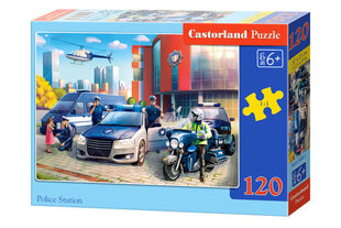 Dėlionė Castorland Police Station, 120 dalių kaina ir informacija | Dėlionės (puzzle) | pigu.lt