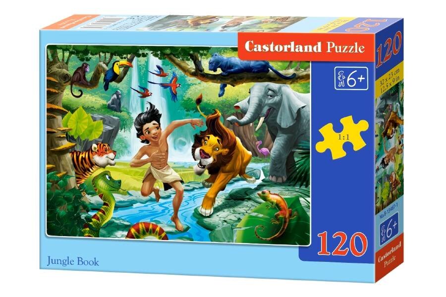 Dėlionė Castorland Jungle Book, 120 dalių цена и информация | Dėlionės (puzzle) | pigu.lt