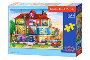 Dėlionė Castorland House Life, 120 dalių kaina ir informacija | Dėlionės (puzzle) | pigu.lt