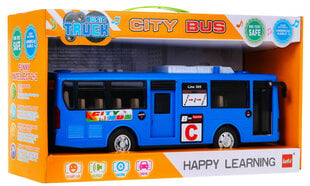 Mokyklinis autobusas su garso efektais, mėlynas kaina ir informacija | Žaislai berniukams | pigu.lt