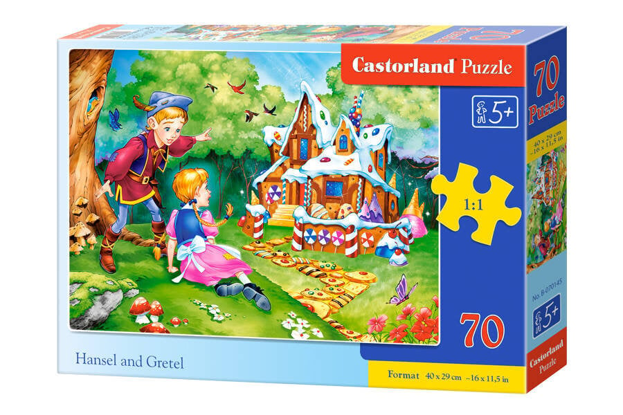 Dėlionė Castorland (Hansel & Gretel), 70 dalys цена и информация | Dėlionės (puzzle) | pigu.lt