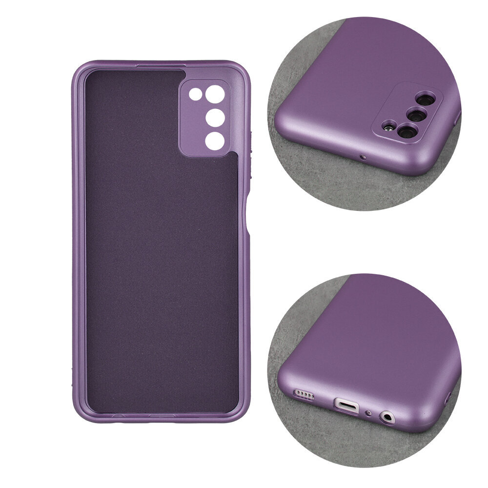 Metallic Xiaomi Poco X3 / X3 NFC / X3 Pro violet kaina ir informacija | Telefono dėklai | pigu.lt