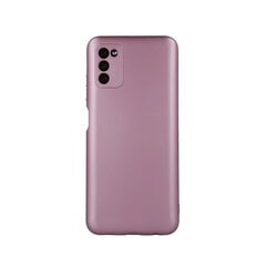 Metallic Samsung Galaxy A52 4G / A52 5G / A52S 5G pink kaina ir informacija | Telefono dėklai | pigu.lt