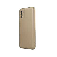 Metallic Samsung Galaxy S21 FE gold kaina ir informacija | Telefono dėklai | pigu.lt