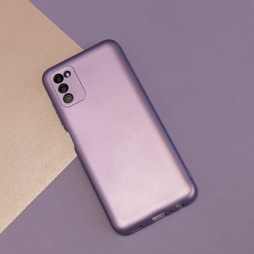 Metallic Samsung Galaxy A13 5G / A04S violet kaina ir informacija | Telefono dėklai | pigu.lt