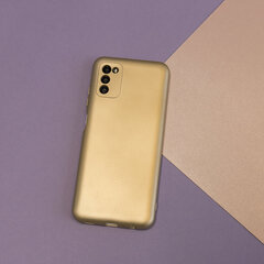 Metallic Samsung Galaxy M53 5G gold kaina ir informacija | Telefono dėklai | pigu.lt