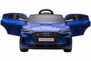 Elektromobilis vaikams Audi E-Tron Sportback 4x4 mėlynas dažytas kaina ir informacija | Audi Vaikams ir kūdikiams | pigu.lt