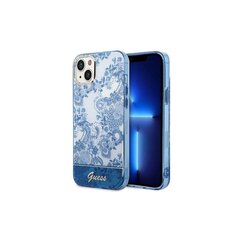 Guess iPhone 14 Plus 6,7&quot; GUHCP14MHGPLHB blue Porcelain kaina ir informacija | Telefono dėklai | pigu.lt