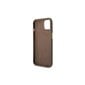 Guess iPhone 14 6,1&quot; GUHCP14SHG4SHW brown HC PC/TPU 4G PU Metal Outline Script цена и информация | Telefono dėklai | pigu.lt