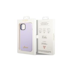 Guess iPhone 14 Pro 6,1&quot; GUHCP14LSLSMU purple Vintage Gold Logo цена и информация | Чехлы для телефонов | pigu.lt