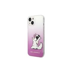 Karl Lagerfeld iPhone 14 Plus 6,7&quot; KLHCP14MCFNRCPI pink Choupette Fun kaina ir informacija | Telefono dėklai | pigu.lt
