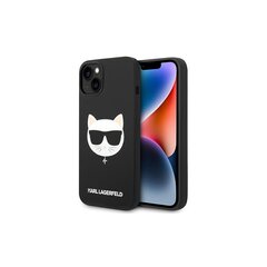 Karl Lagerfeld iPhone 14 Pro 6,1&quot; KLHMP14LSLCHBK black Choupette Head Magsafe цена и информация | Чехлы для телефонов | pigu.lt