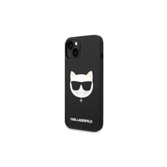 Karl Lagerfeld iPhone 14 Pro 6,1&quot; KLHMP14LSLCHBK black Choupette Head Magsafe цена и информация | Чехлы для телефонов | pigu.lt