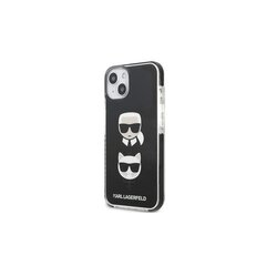 Karl Lagerfeld iPhone 13 Mini KLHCP13STPE2TK black Karl & Choupette kaina ir informacija | Telefono dėklai | pigu.lt