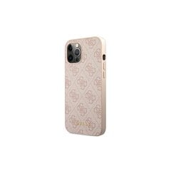 Dėklas Guess skirtas iPhone 12, rožinė цена и информация | Чехлы для телефонов | pigu.lt