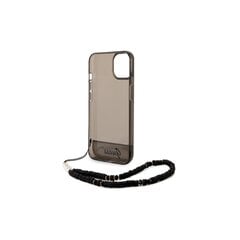 Guess iPhone 14 Pro Max 6,7&quot; GUHCP14XHGCOHK black Translucent Pearl Strap цена и информация | Чехлы для телефонов | pigu.lt