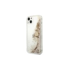 Guess iPhone 14 Pro 6,1&quot; GUOHCP14LGLHFLGO gold HC Liquid Glitter Charms цена и информация | Чехлы для телефонов | pigu.lt