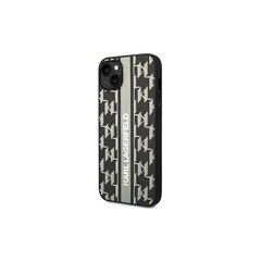 Karl Lagerfeld KLHCP14SPGKLSKG iPhone 14 6,1" hardcase szary|grey Monogram Stripe цена и информация | Чехлы для телефонов | pigu.lt