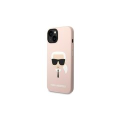 Karl Lagerfeld iPhone 14 Pro 6,1&quot; KLHMP14LSLKHLP pink HC Karl Head kaina ir informacija | Telefono dėklai | pigu.lt