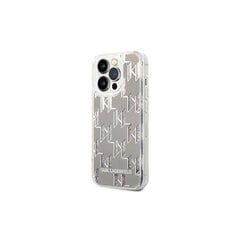 Karl Lagerfeld KLHCP14XLMNMS iPhone 14 Pro Max 6,7" hardcase srebrny|silver Liquid Glitter Monogram цена и информация | Чехлы для телефонов | pigu.lt