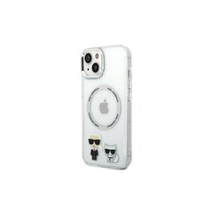 Karl Lagerfeld iPhone 14 Plus 6,7&quot; KLHMP14MHKCT transparent HC Magsafe IML Ring + K&C Transparent цена и информация | Чехлы для телефонов | pigu.lt