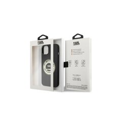 Karl Lagerfeld iPhone 14 Pro Max 6,7&quot; KLHCP14XSRSGRCK black HC RSG BIC kaina ir informacija | Telefono dėklai | pigu.lt