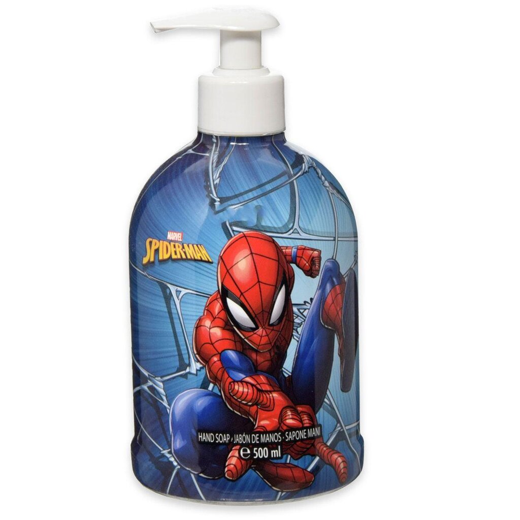 Skystas rankų muilas vaikams Spider-Man, 500 ml kaina ir informacija | Kosmetika vaikams ir mamoms | pigu.lt