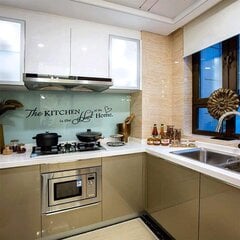 Настенная наклейка The kitchen.. , безопасная для стен водоотталкивающая виниловая наклейка 7 шт (63 x 23 см) цена и информация | Интерьерные наклейки | pigu.lt