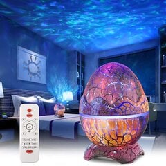 Яйцо динозавра - Vonivi звездный проектор, цветной цена и информация | Праздничные декорации | pigu.lt