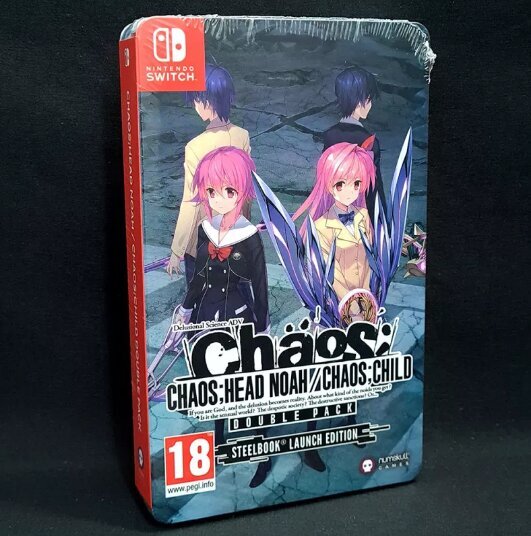 Chaos Head & Child Double Pack Steelbook Edition Switch Euro Game Neuf/NewSealed kaina ir informacija | Kompiuteriniai žaidimai | pigu.lt