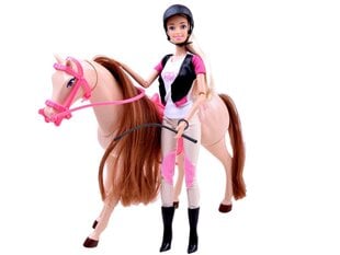 Кукла-наездница Anlily с движущейся лошадью цена и информация | Игрушки для девочек | pigu.lt