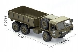 Военный транспортер с дистанционным управлением fy004, привод на 6 колес цена и информация | Игрушки для мальчиков | pigu.lt