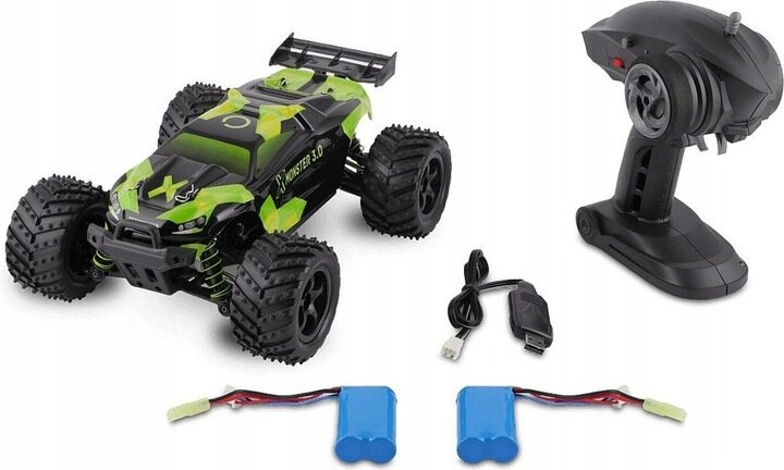 Automobilis su nuotolinio valdymo pultu, OVERMAX X-Monster цена и информация | Žaislai berniukams | pigu.lt