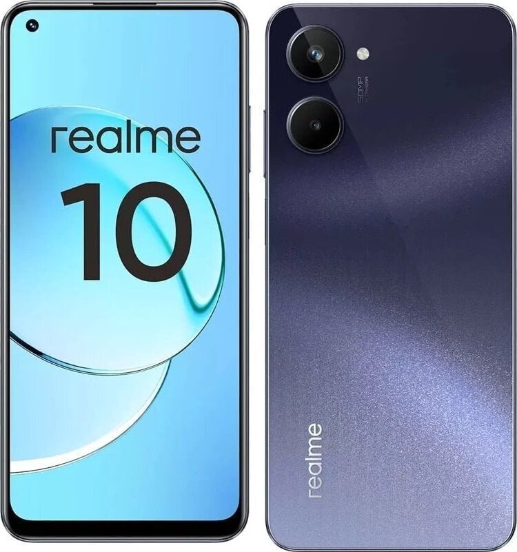 Realme 10 8/128GB Dual SIM Rush Black kaina ir informacija | Mobilieji telefonai | pigu.lt