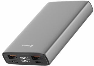 Swissten Aluminium 10000 mAh kaina ir informacija | Atsarginiai maitinimo šaltiniai (power bank) | pigu.lt