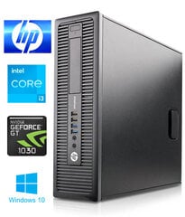 600 G1 i3-4130 4GB 480GB SSD GT1030 2GB Windows 10 Professional kaina ir informacija | Stacionarūs kompiuteriai | pigu.lt