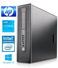 600 G1 i3-4130 8GB 2TB HDD Windows 10 Professional Стационарный компьютер цена и информация | Stacionarūs kompiuteriai | pigu.lt