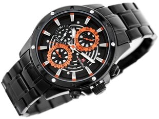 VYRIŠKAS LAIKRODIS NAVIFORCE - NF9149 (zn090a) black / orange + BOX TAY12507 цена и информация | Мужские часы | pigu.lt