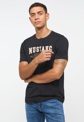 Mustang мужская футболка, черная цена и информация | Мужские футболки | pigu.lt