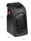 Mini elektrinis šildytuvas 400W kaina ir informacija | Šildytuvai | pigu.lt