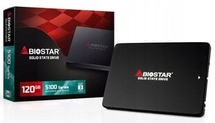 Biostar S100 120GB SSD kietasis diskas цена и информация | Жёсткие диски (SSD, HDD) | pigu.lt